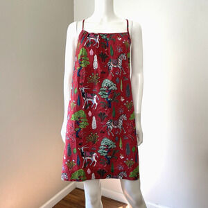 EUC Printfresh XS Cami Nightgown Antelope Forest